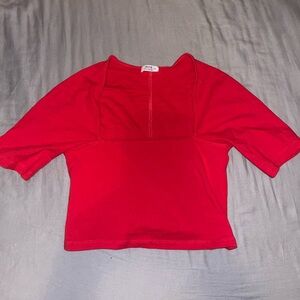 Ardene Red Crop Top